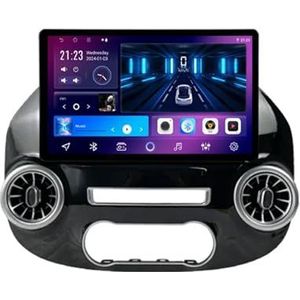 Android 12 2 Din Autoradio Stereo Voor Mercedes Vito W447 2014-2022 13 Inch Touchscreen Autoradio Auto-accessoires Multimedia Videospeler Ondersteuning Wifi FM Bluetooth Stuurbediening (Color : 8Core