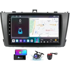 Voor Toyota Avensis 3 2008-2015 Android 13 Carplay Autoradio, 9 inch Scherm Radio Wireless Android Auto Bluetooth 5.0 Handsfree 4G WiFi FM/RDS/DAB+ Radio DSP Camera + DVR(A,NF-4)