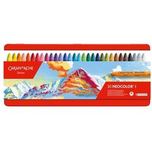 Caran D'Ache NeoColor II"" Wateroplosbare Wax Pastel Set, Multi-Colour 15pcs