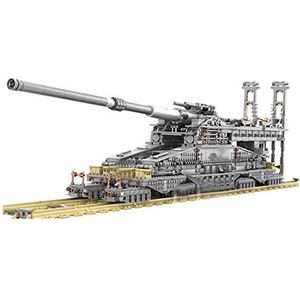 AMOC Technic Militaire Serie Bouwpakket, 3846-delige militaire set - Dora-kanonbouwset, compatibel met LEGO
