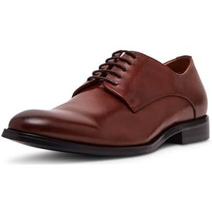 Steve Madden Heren Daedric Oxford, lichtbruin leer, 41 EU, Lichtbruin leer, 41 EU