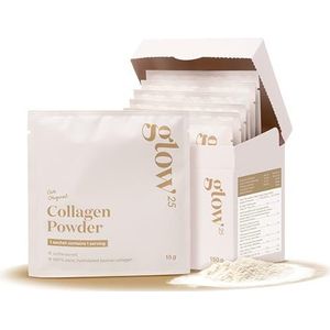 Glow25 - Collageen Origineel - Sachets - 10 stuks - Hoogwaardig Collageenhydrolysaat - Peptiden Type 1 en 3