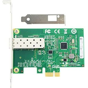 AMIUHOUN I210AS Spaanderpcie X1 Gigabit Single-Port SFP Desktop Server Kaart I210-F1/1SFP van het de Vezel Optische Netwerk