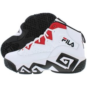 Fila Strada Disruptor Sneaker voor heren, Wit Zwart Fila Rood Wit, 46.5 EU