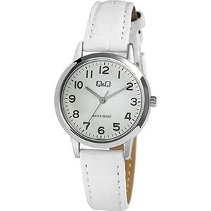 Q&Q Dames analoog digitaal automatisch horloge met armband S7227713, Meerkleurig, Klassiek