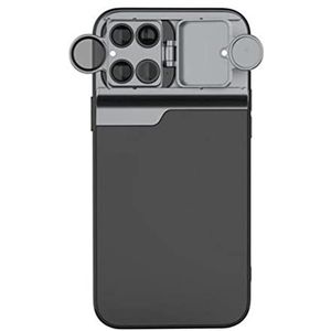 Telefoonhoesje Lens Kit voor iPhone 14 Serie, 30X Macro Lens -CPL Groothoek-180° Fisheye Lens - 2x Telelens (5-in-1 voor iPhone 14 pro max)