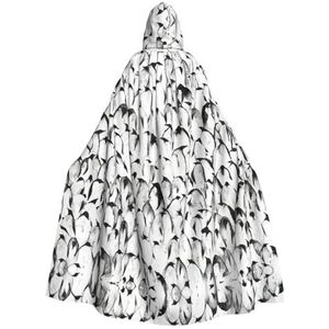 DURAGS Stijlvolle menigte van pinguïns patroon modieuze cosplay kostuum mantel - unisex vampier cape voor Halloween & rollenspel evenementen