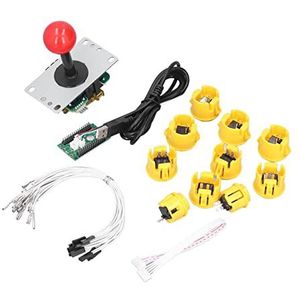 Arcade-Stick met afstandsbediening, eenvoudige installatie, van metaal, voor gameconsoles