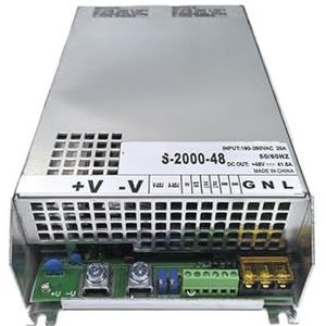 2000W schakelende voeding instelbaar 0-12V 24V 36V 48V 60V 72V 80V 90V 110V 150V 220V S-2000 Mini SMPS met externe bediening (0-60V 0-33A_2000W)