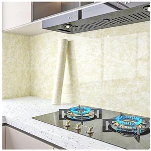 XUCZHAI Keuken Oliebestendige Film 40cm Breedte Marmer Zelfklevend Behang Vinyl Muurstickers Waterdicht Contact Papier Voor Keuken Decoratieve Film Home Decor Voor Keuken Aanrecht (YT202)