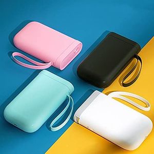 Etiketprinters D11 Draadloze Label Printer Draagbare Pocket Label Printer Prijs Tag Kabel Sticker Thermische Printer Bluetooth USB Snel afdrukken (Color : White 1 15x50 L)