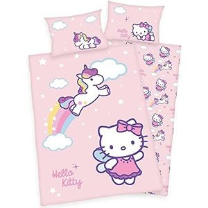Klaus Herding GmbH Hello Kitty babybeddengoed eenhoorn 40 x 60 cm en 100 x 135 cm