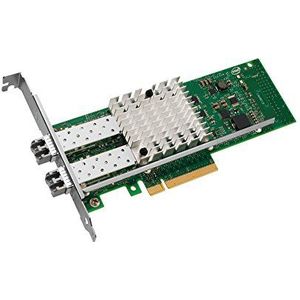 Intel Ethernet-server adapter X520-SR2 PCI Express 2.0 x8 Low Profile Gigabit Ethernet, 10 Gigabit Ethernet, FCoE 10GBase-SR 2 Port