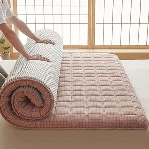 Grote matras, warm en ademend matras, traditioneel katoenen vouwbed tweepersoonsbed (kleur: E, maat: 150 x 200 cm)