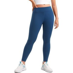 CRZ YOGA Meisjes Butterluxe Volledige Lengte Atletische Leggings met Kids Hoge Taille Lounge Broek Meisjes Actieve Dans Running Yoga Tights Franse marine S
