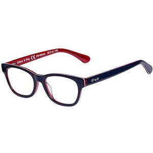 Endless - Modieuze leesbril van acetaat (Blauw-Rood, +2,00 dpt)