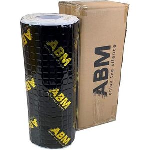 ABM Alubutyl BLACK 2,0 mm x 40 cm x 5 meter = 2 m² zelfklevende aluminiumbutyl anti-dreun isolatiemat, auto-isolatie, voertuigisolatie