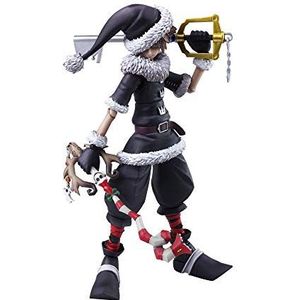 Square Enix XKHBAZZZ01 Bring Arts - Kingdom Hearts II Sora Christmas Town versie actiefiguurtje, veelkleurig, 15cm