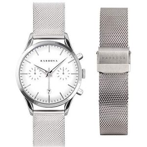 BARBOSA horloge chronograaf met armband van roestvrij staal Milano 04SLBI-18SM080