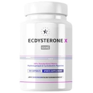 Beta-Ecdysterone 98% Complex met Hydroxypropyl-Beta-Cyclodextrine - 60 Capsules (600mg) - Turkesterone Europe®