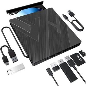 Extern Optisch Station Dvd-brander Computeruitbreiding Usb Multifunctioneel Met Dubbele Interface Gebruiksvriendelijk(7 ni 1)