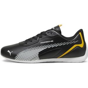 PUMA Porsche Legacy Neo Cat 2.0 raceschoenen 45 Black Lemon Chrome White Yellow