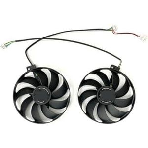 90MM PLD09210S12H Koelventilator voor ASUS voor DUAL RTX 2080 2070 2060 SUPER EVO Grafische Kaart T129215SU FDC10H12S9-C(Black 2-Fan)
