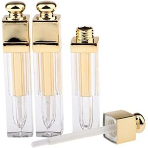 3 Lege Vloeibare Lippenstift Containers DIY Lip Gloss Tube Lip Color Sample Tubes