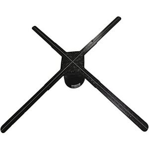 3D Hologram Fan, Hologram Fan Projector, De nieuwe 65 cm 896 lamp kralen naakt oog 3D holografische reclame machine, roterende hangende luchtbeelding, intelligent oogverblindend scherm voor Winkel/Bar