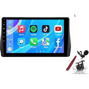 Android 14 Autoradio Sat Navi voor T-oyota WISH (2009-2012) 9 Inch Touchscreen Multimedia Speler met Draadloze Carplay GPS Navigatie FM RDS Bluetooth 5G-WiFi SWC DSP,M120s