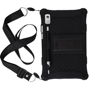 Geschikt for Lenovo Tab M9 2023 TB-310FU TB-310XU 9 inch Tablet Schokbestendig Kids Stand Cover Case(Color:Black)