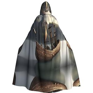 FRESQA Nordic Piratenschip Essentiële Vampiermantel - Een must-have toevoeging aan elke vrouw aankleden en rollenspel garderobe