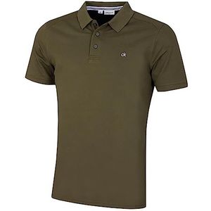 Calvin Klein Campus-poloshirt voor heren - Olijfgroen - L