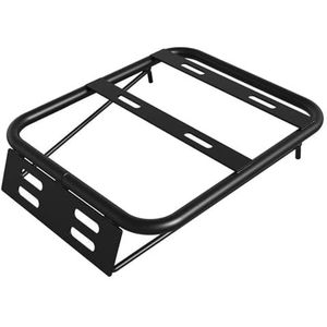 Bagagerek Universele motorfiets achterbagagedrager, motorfiets achterkofferdrager van ijzer Motorfiets Bagagerek(Black)