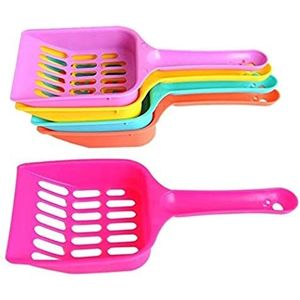 3 PCS kattenbakvulling schop Pet Cleanning Tool Plastic Scoop Cat Sand Cleaning Products (willekeurige kleur) NCCZ (Color : Random Color)