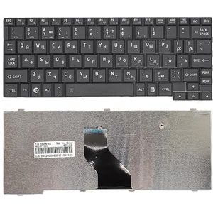 Engels Russisch zwart laptoptoetsenbord voor Satellite NB200 NB201 NB202 NB203 NB205 NB250 NB255 NB500 NB505 NB520(RU New)