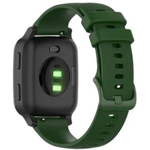20mm band horlogeband geschikt for Garmin Venu 2 Plus/SQ/move Sport Forerunner 645 Amazfit GTS 3 Siliconen armband Horlogeband Accessoires (Color : Army green, Size : Forerunner245)