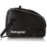 AspenSport Skischoenen en helmtas rugzak, zwart, 53 x 26 x 39 cm, 53 liter