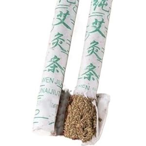 KFGISD, 10 stuks pure moxa-rollen - traditionele massage, USO geschikt for antistress warme meridiaan,Rookloze moxastokjes