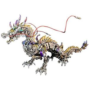 FANGZI 3D metalen puzzel, mechanische draakset, 2030 delen, metaal, 3D-puzzel, modelbouwset voor volwassenen en kinderen, metalen punkpuzzel, geschenk, ornamenten, metaal, draak, 3D-puzzelset