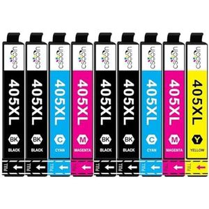 T405XL inktcartridge compatibel met Work-Force WF-3820 3825 4820 4825 WF-4830 8310 7830 7840 printer(10pcs)