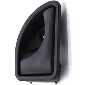 Deurgreep 8200247802 82002478 Voor Kangoo 1997-2007 Voor Twingo 1 paar Auto-interieurdeurgreep Voor Links Rechts Knop Deurgreepset(Black left)