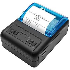 Etiketprinters Draagbare printerlabel Mini Thermische Multifunctionele Bluetooth Machine Home Office Ondersteuning Meerdere systemen (Color : Add Printer Case)