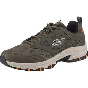 Skechers Heren Hillcrest Sneaker, Olijf, 45 EU