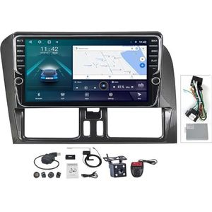 Android 11 Autoradio Voor Volvo XC60 I 1 2008-2017 - 2 Din - 9 Inch Scherm - Ondersteuning Stuurwiel/Bluetooth/DSP Carplay Android Auto/FM RDS DAB+ Radio/4G Wifi/Back-up camera (Color : B, Size : K2