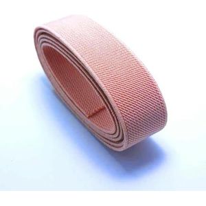 3 cm zwart-wit rubberen band verdikte elastische band kleur platte harde broek taille DIY decoratieve banden woonaccessoires-roze