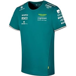 Aston Martin Formula One Team - Officiële Formula One Mechandise - Team Replica T-shirt - Heren - Sterling Groen - 2023 (L), Groen, L