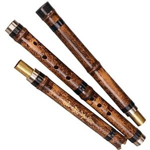 Professionele Bamboe Fluit Driedelige Gatenfluit Professioneel Spelende Bamboefluit Muziekinstrument Draagbare 8-gaats Bamboefluit (Color : G)