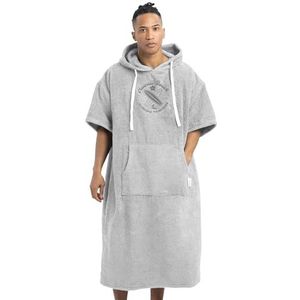 HOMELEVEL badponcho voor dames en heren - Strandponcho 100% katoen met geborduurd design - Surfponcho volwassenen - In verschillende maten en designs