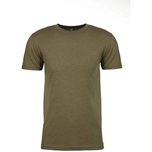 Next Level Volwassenen Unisex CVC T-shirt met ronde hals (3XL) (militair groen), Militair Groen